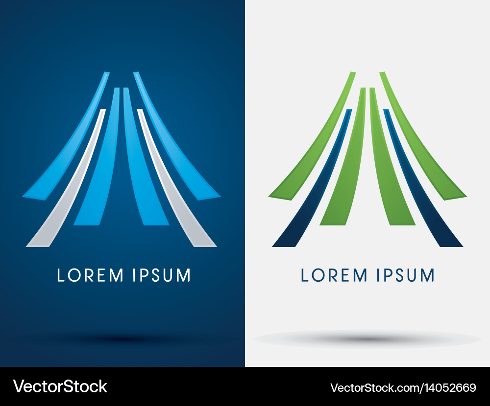 Mountain abstract Royalty Free Vector Image - VectorStock