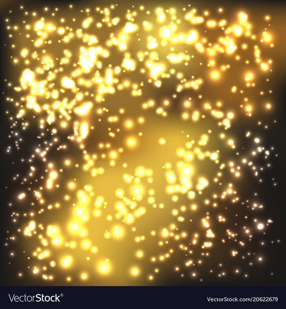 Golden background spot with blur Royalty Free Vector Image