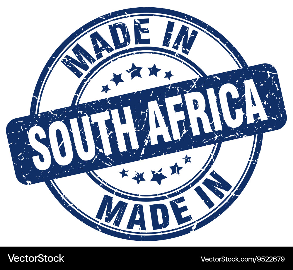 Made in south africa Royalty Free Vector Image