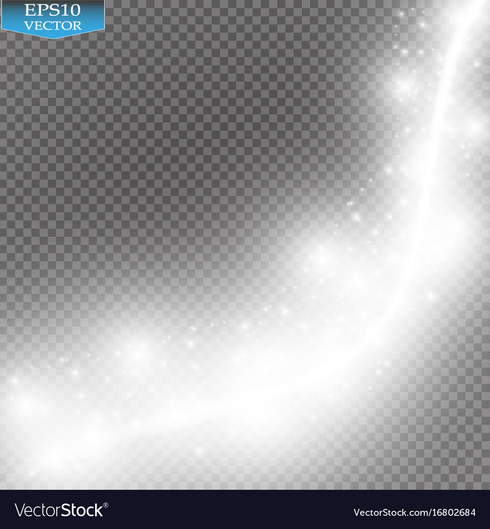 Abstract magic glow star light effect with neon Vector Image