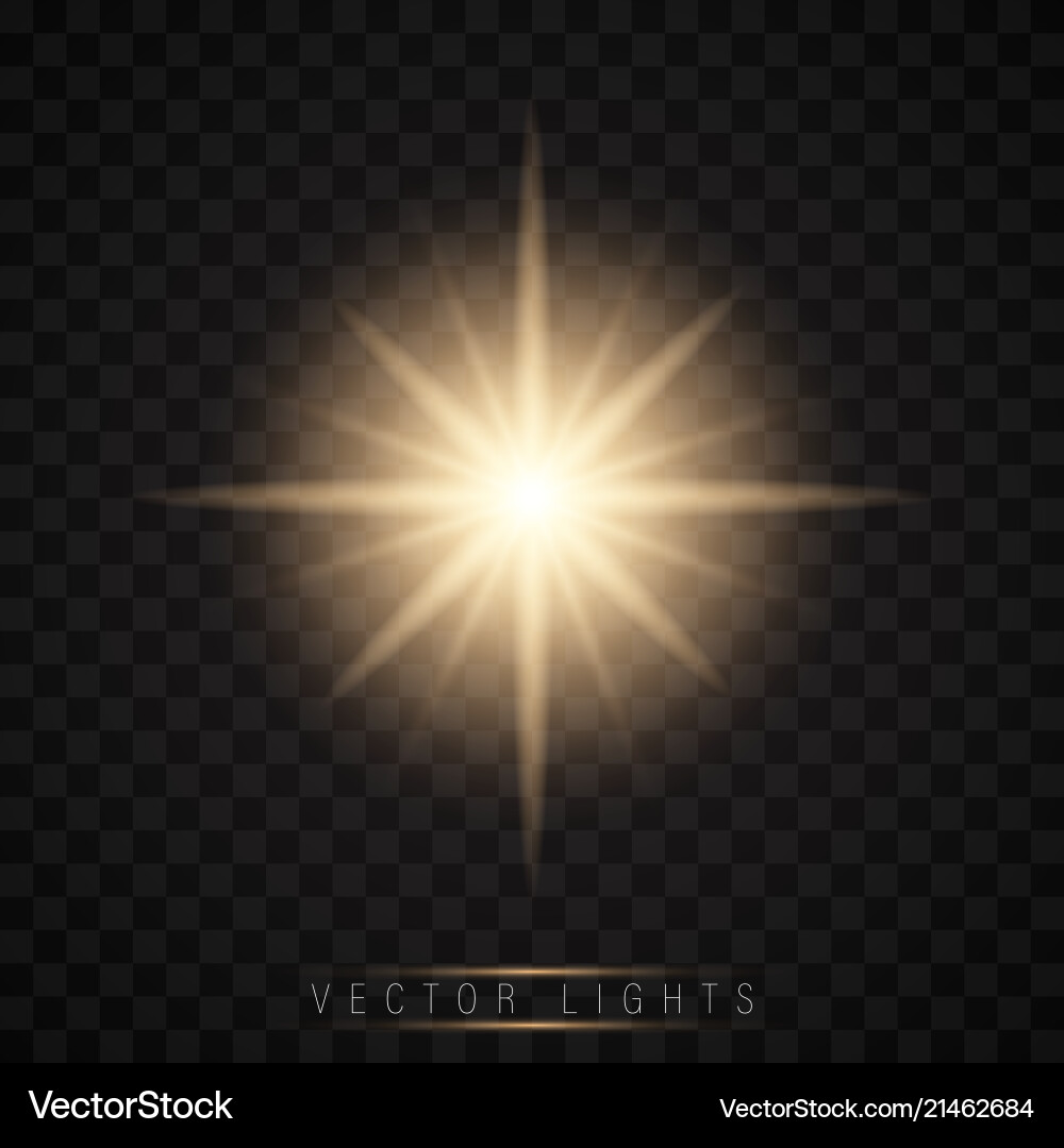 Glow light effect Royalty Free Vector Image - VectorStock