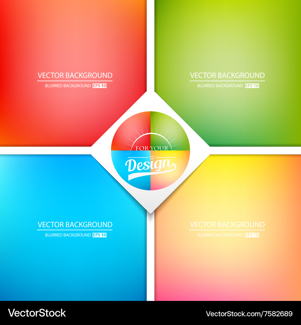 Abstract creative concept multicolored Royalty Free Vector