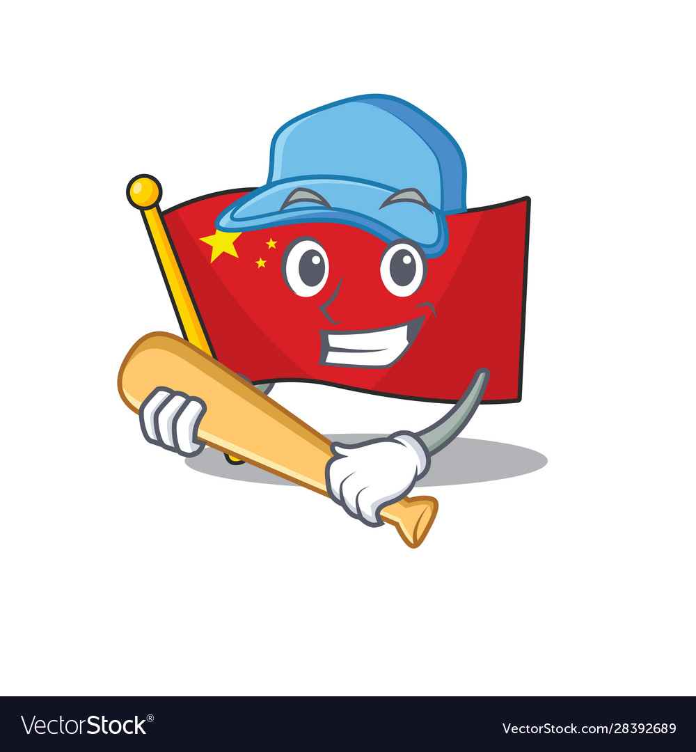 Cool Flag China Scroll Cartoon Character Design Vector Image Cool Flag China Scroll Cartoon Character Design Vector Image