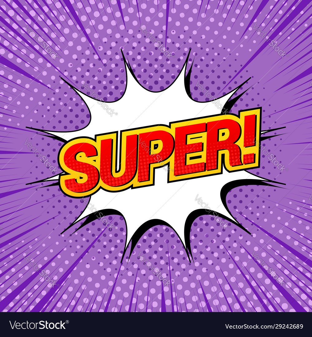 Explosive comic template Royalty Free Vector Image