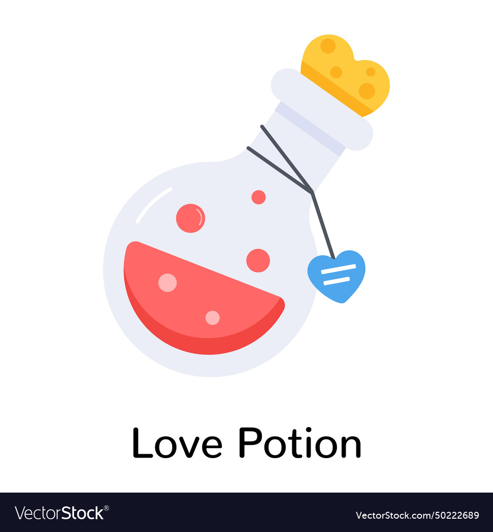 Love potion Royalty Free Vector Image - VectorStock