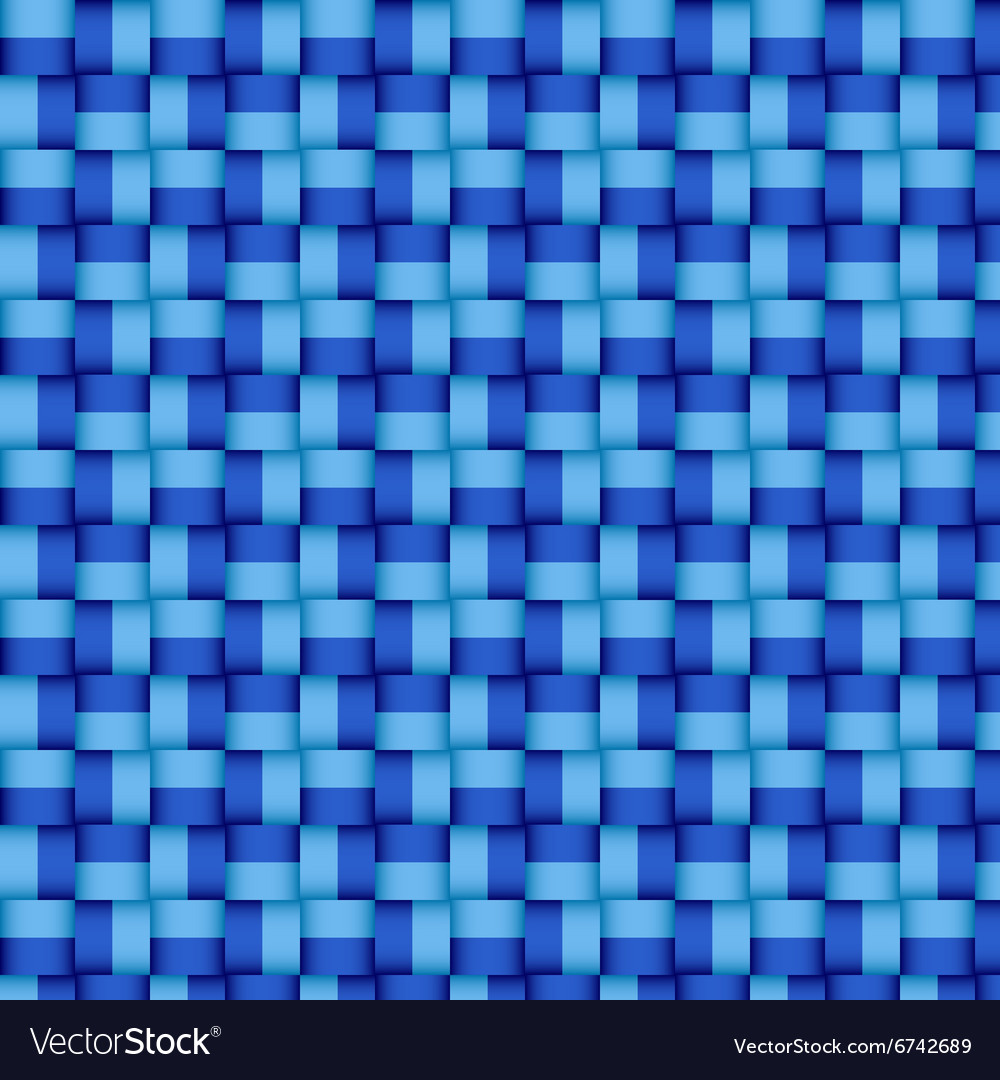 Woven blue pattern