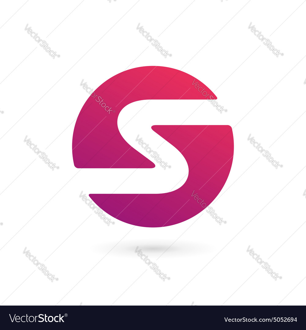 Letter s logo icon design template elements Vector Image