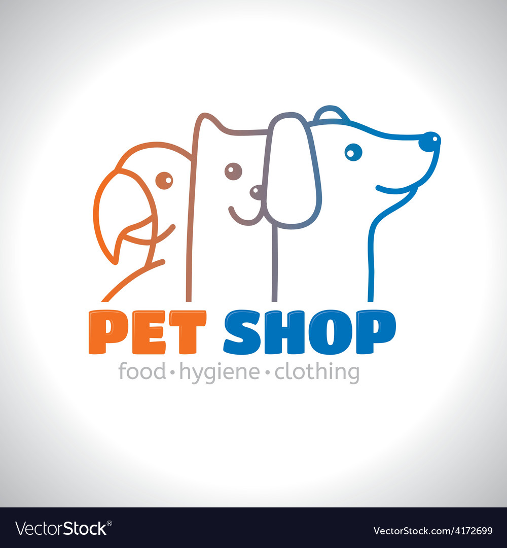 Logo pet Royalty Free Vector Image - VectorStock