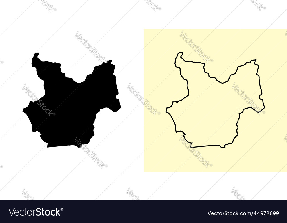 Map honduras americas filled Royalty Free Vector Image