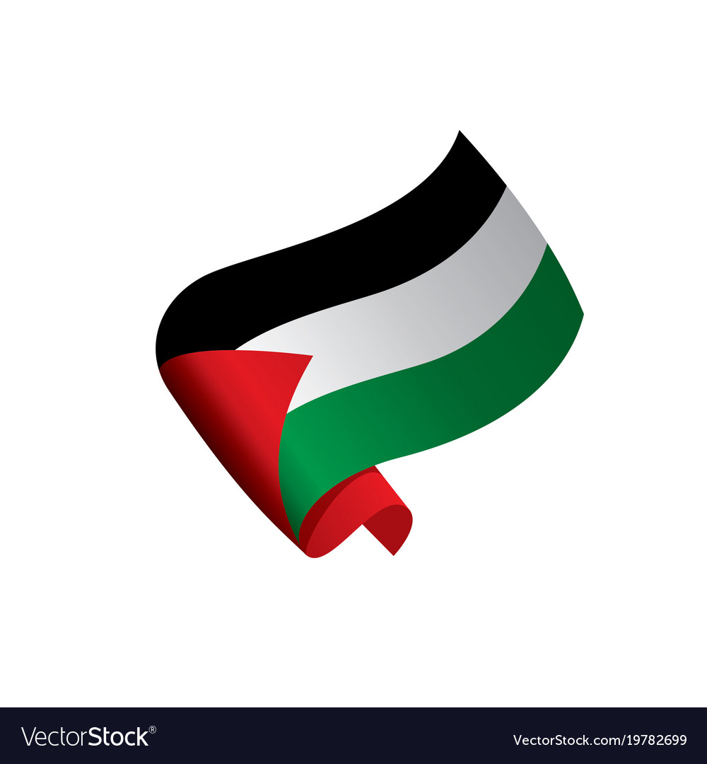 palestine flag royalty free vector image vectorstock