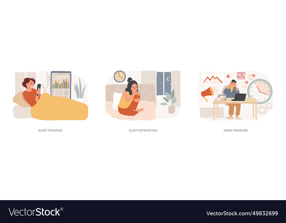 Stress management isolated concept Royalty Free Vector Image