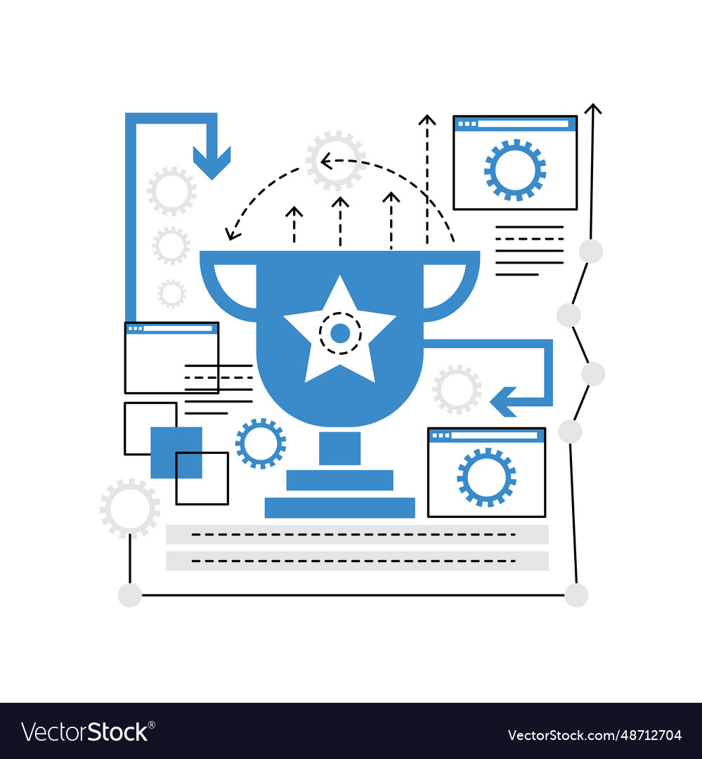 High quality website Royalty Free Vector Image
