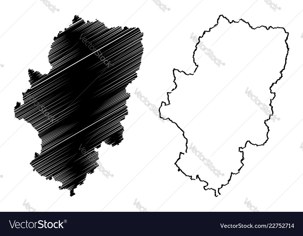 Aragon map Royalty Free Vector Image - VectorStock