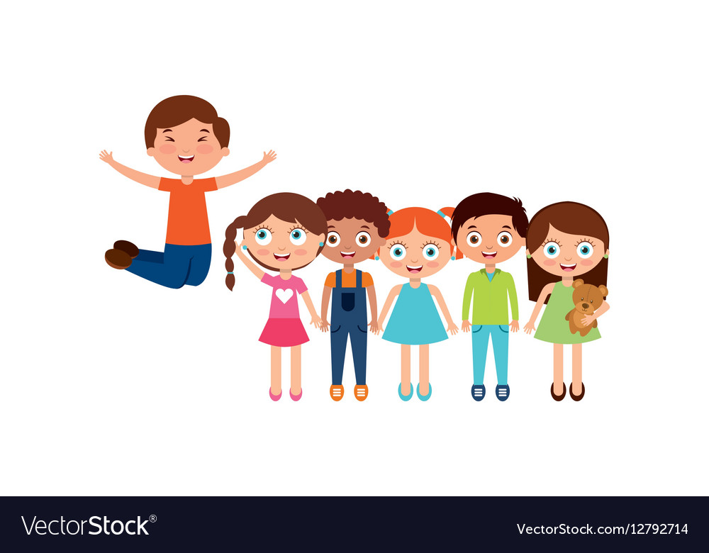 Cartoon kids design Royalty Free Vector Image - VectorStock