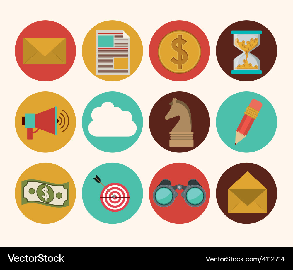 Solutions design Royalty Free Vector Image - VectorStock