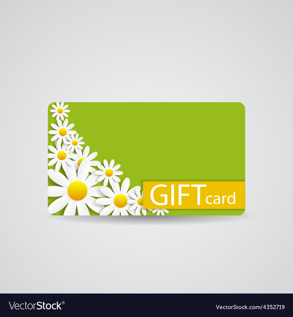 Abstract beautiful gift card design