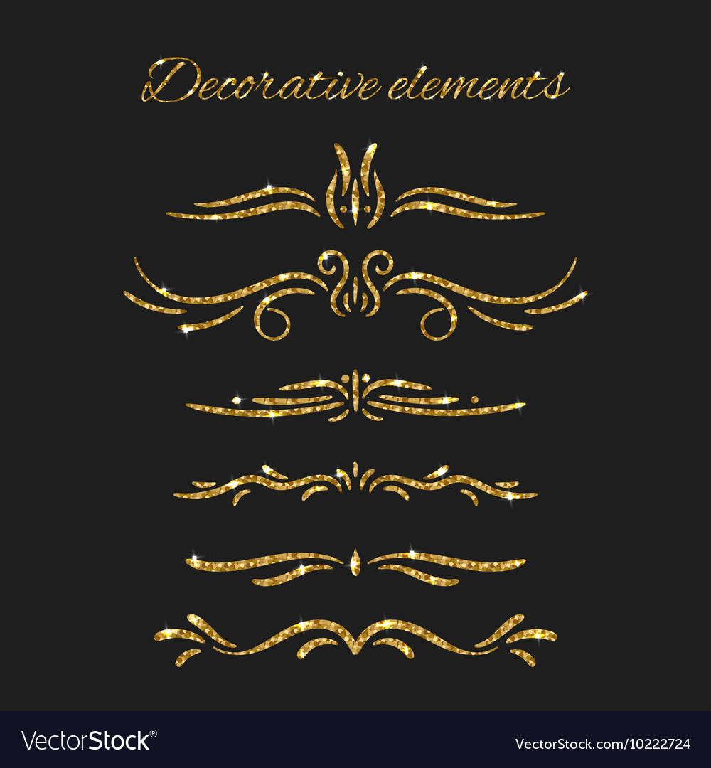 Download Gold Glitter Gold Divider Png | PNG & GIF BASE