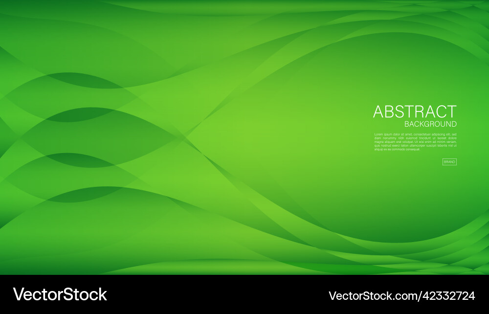Green wave abstract background pattern Royalty Free Vector