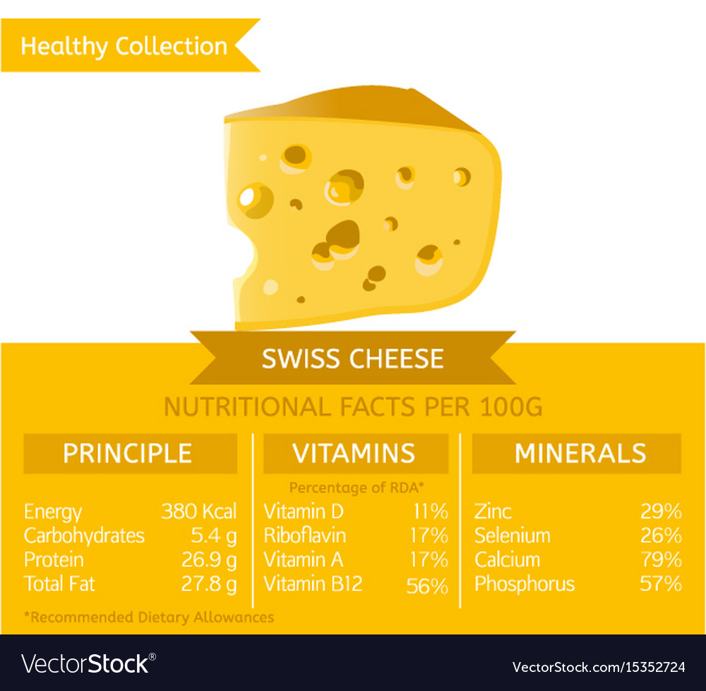 Healthy collection dairy profucts Royalty Free Vector Image