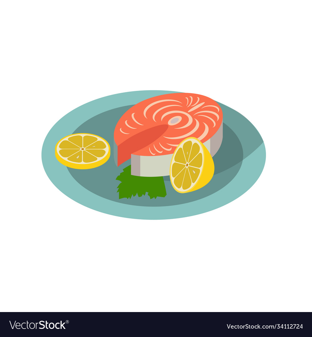 Isometric healthy food icon Royalty Free Vector Image