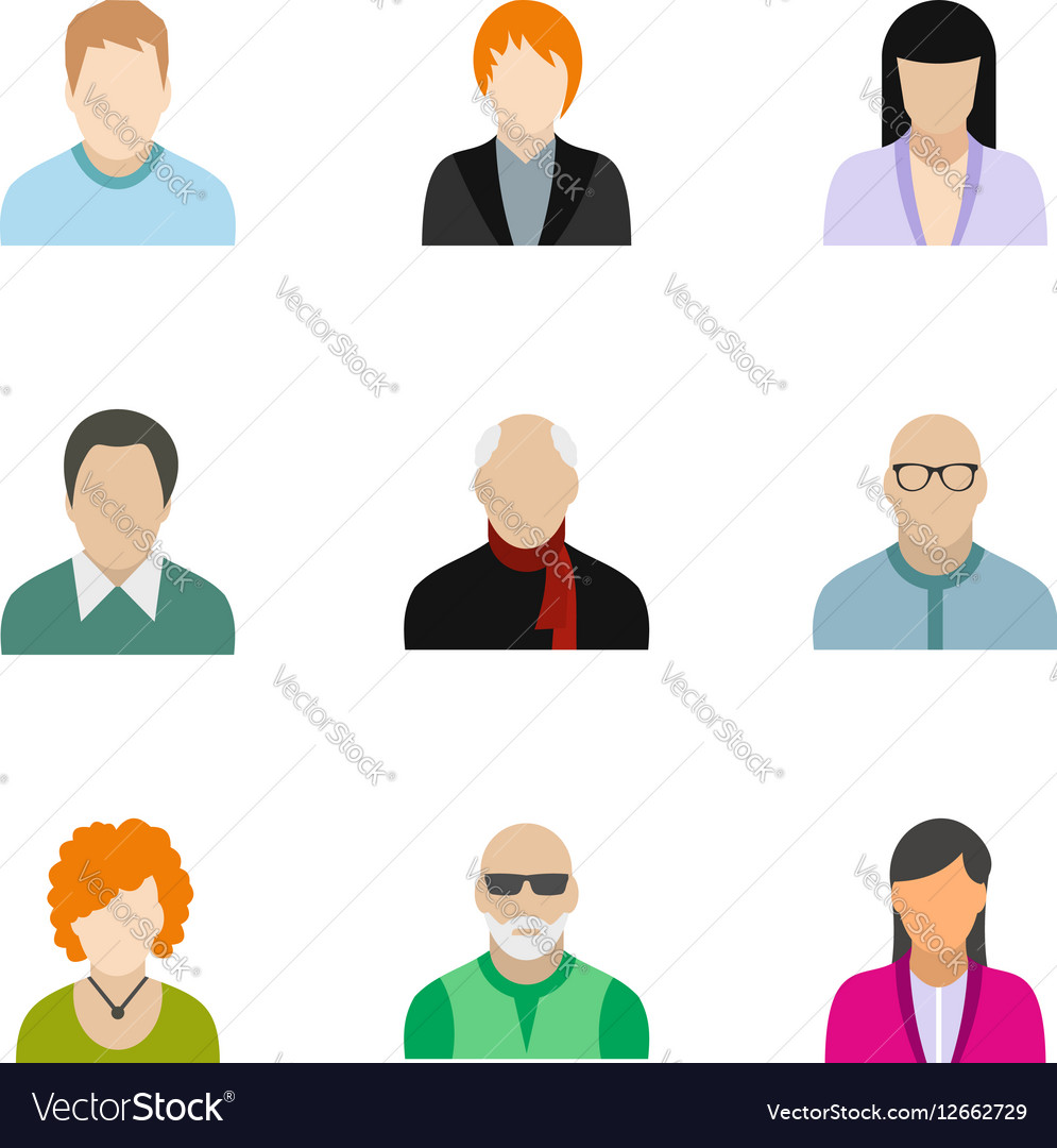 Set Diverse People Avatar Icons Stock Illustrations – 551 Set Diverse  People Avatar Icons Stock Illustrations, Vectors & Clipart - Dreamstime