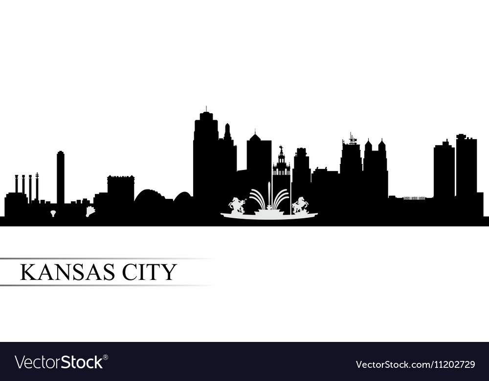 Kansas City Missouri Skyline Silhouette