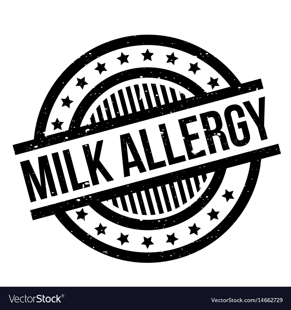 Milk Allergy Rubber Stamp Royalty Free Vector Image