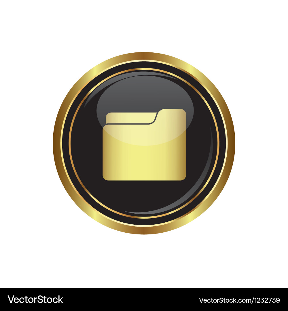 Folder icon Royalty Free Vector Image - VectorStock