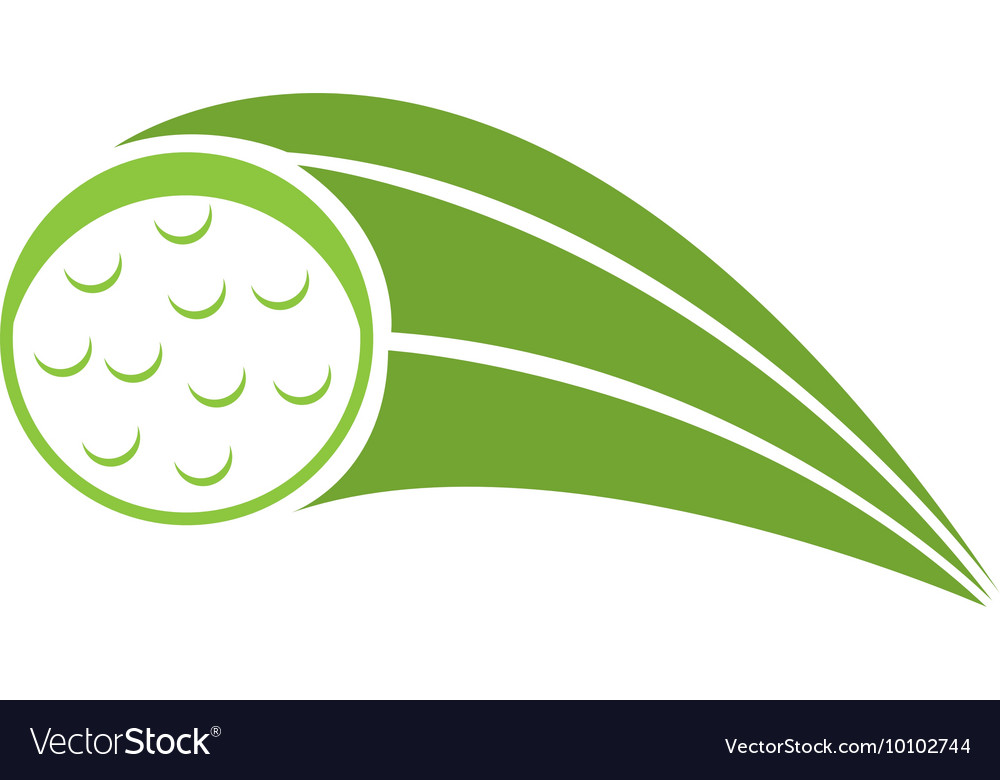 Ball golf equipment icon