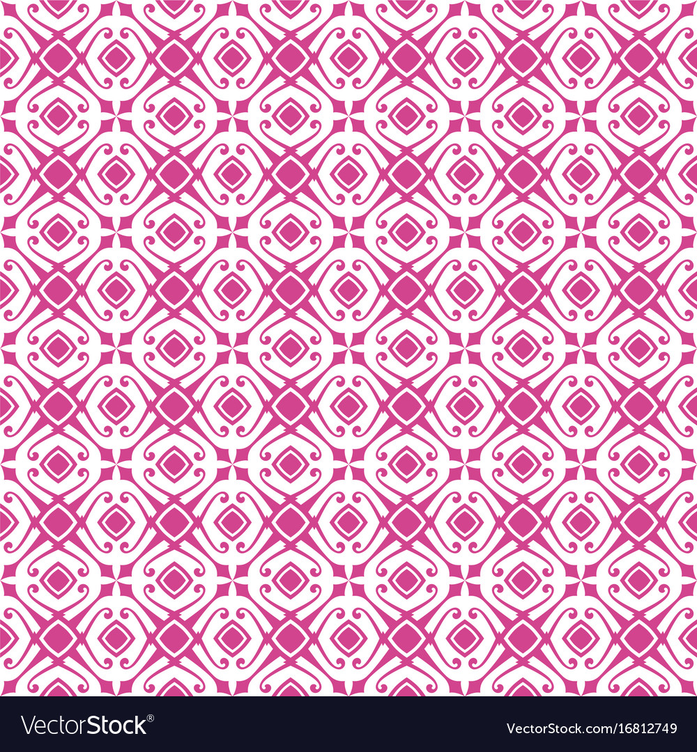 Pink Abstract Damask Pattern Background Royalty Free Vector Pink Abstract Damask Pattern Background Vector Image