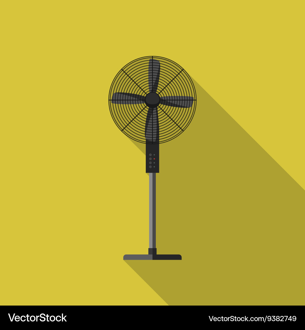 Ventilator flat icon Royalty Free Vector Image