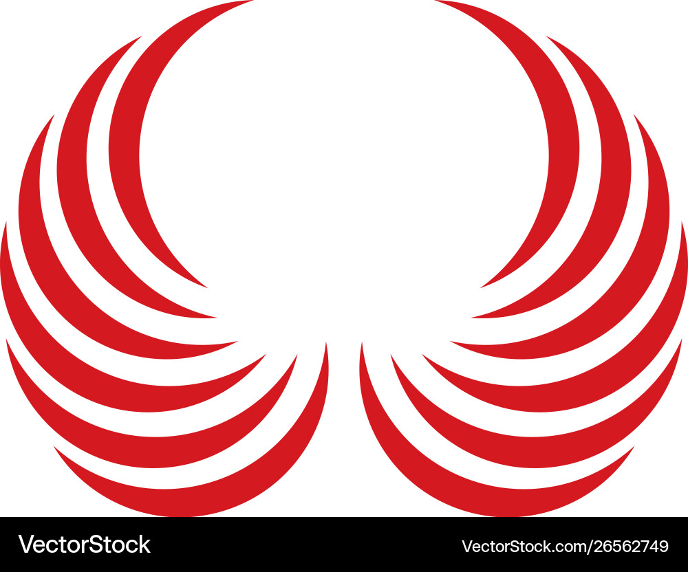 Wing logo template Royalty Free Vector Image - VectorStock