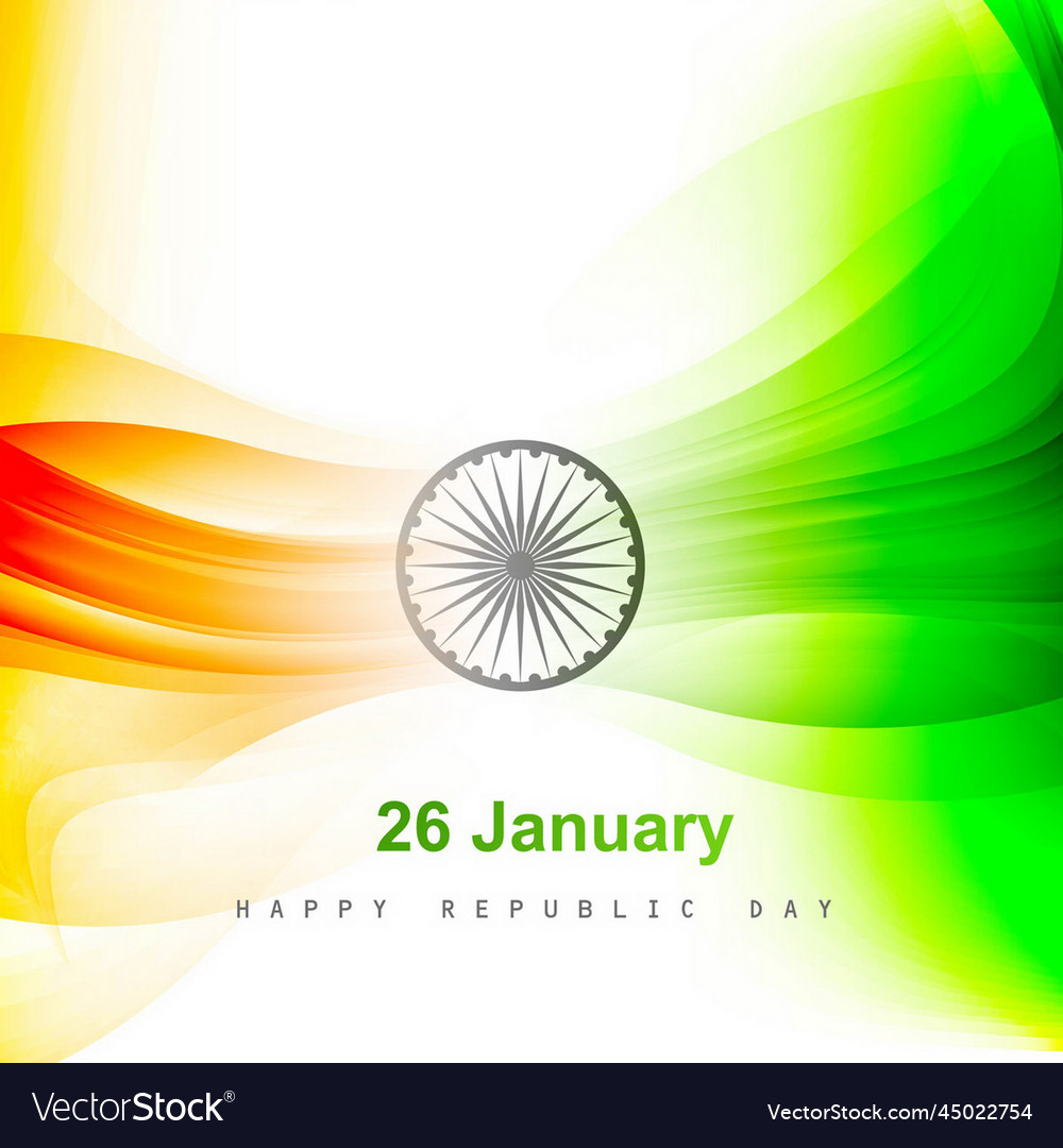 Decorative shiny indian flag design Royalty Free Vector