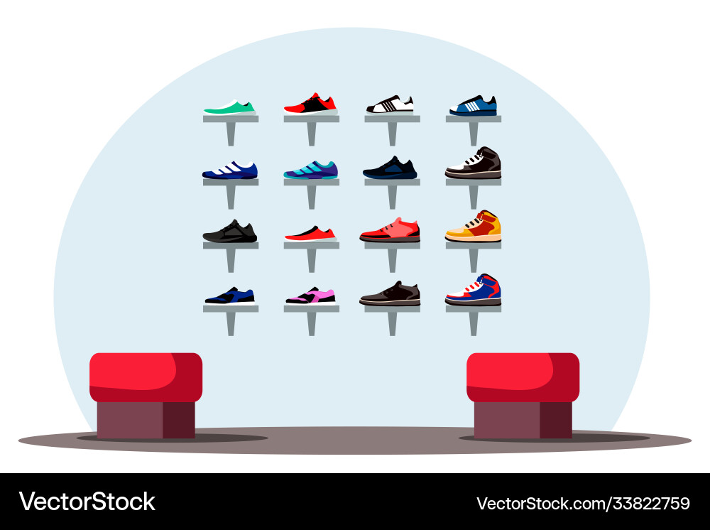 Flat interior design Royalty Free Vector Image