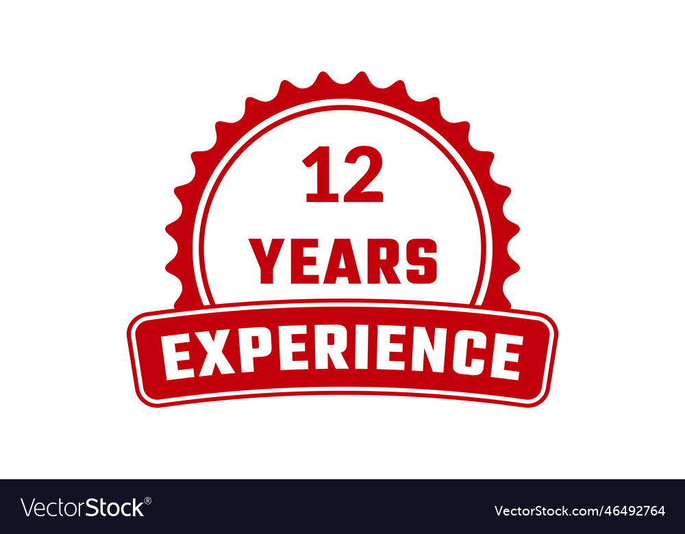 12 years experience rubber stamp