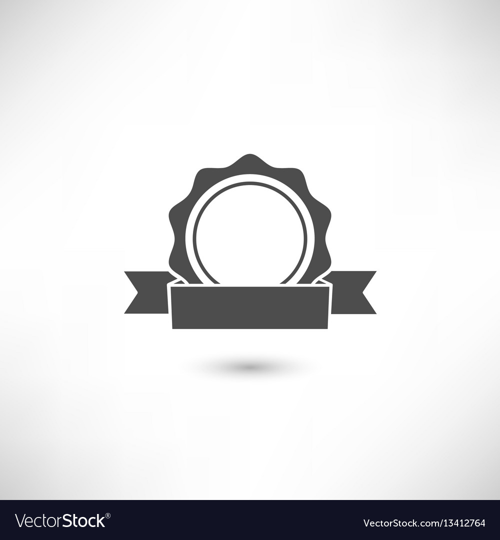 Badge flat Royalty Free Vector Image - VectorStock