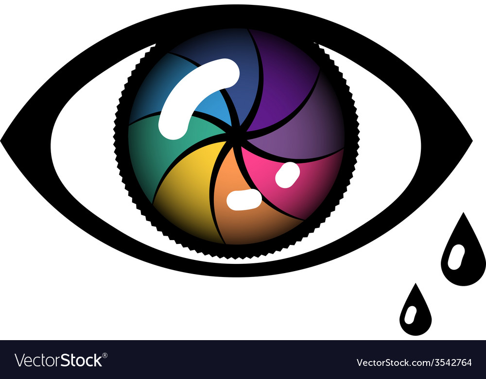 cyber eye icon royalty free vector image vectorstock