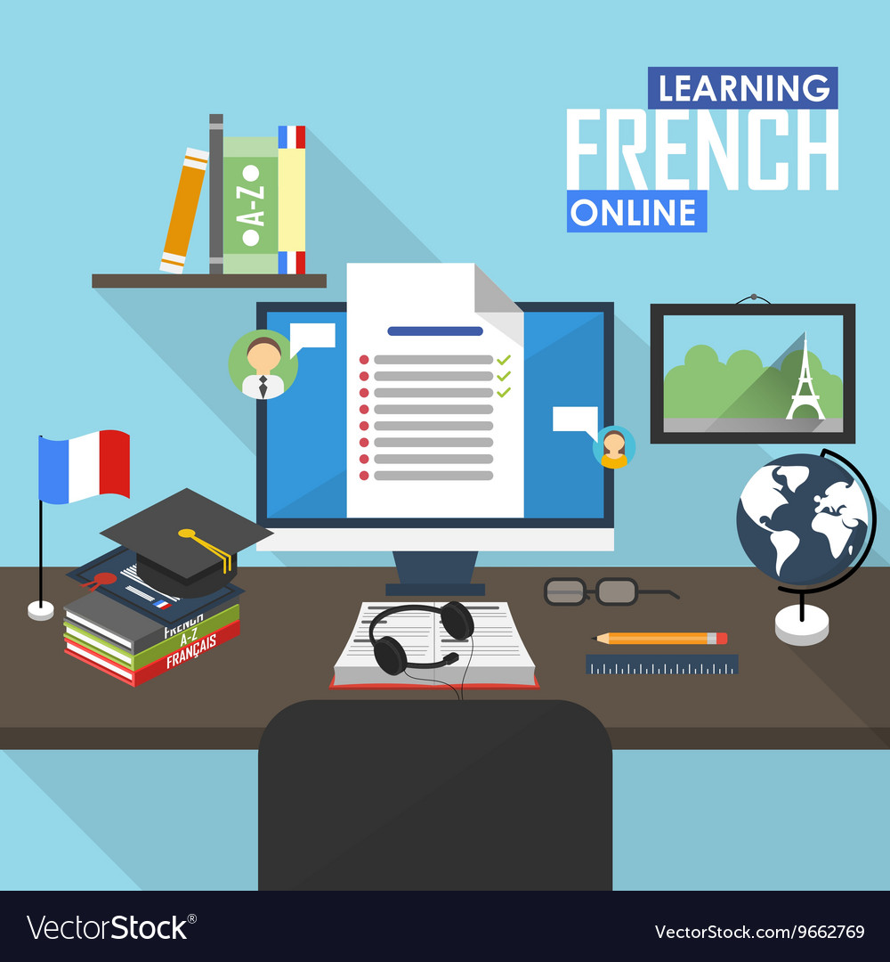 E-learning french language