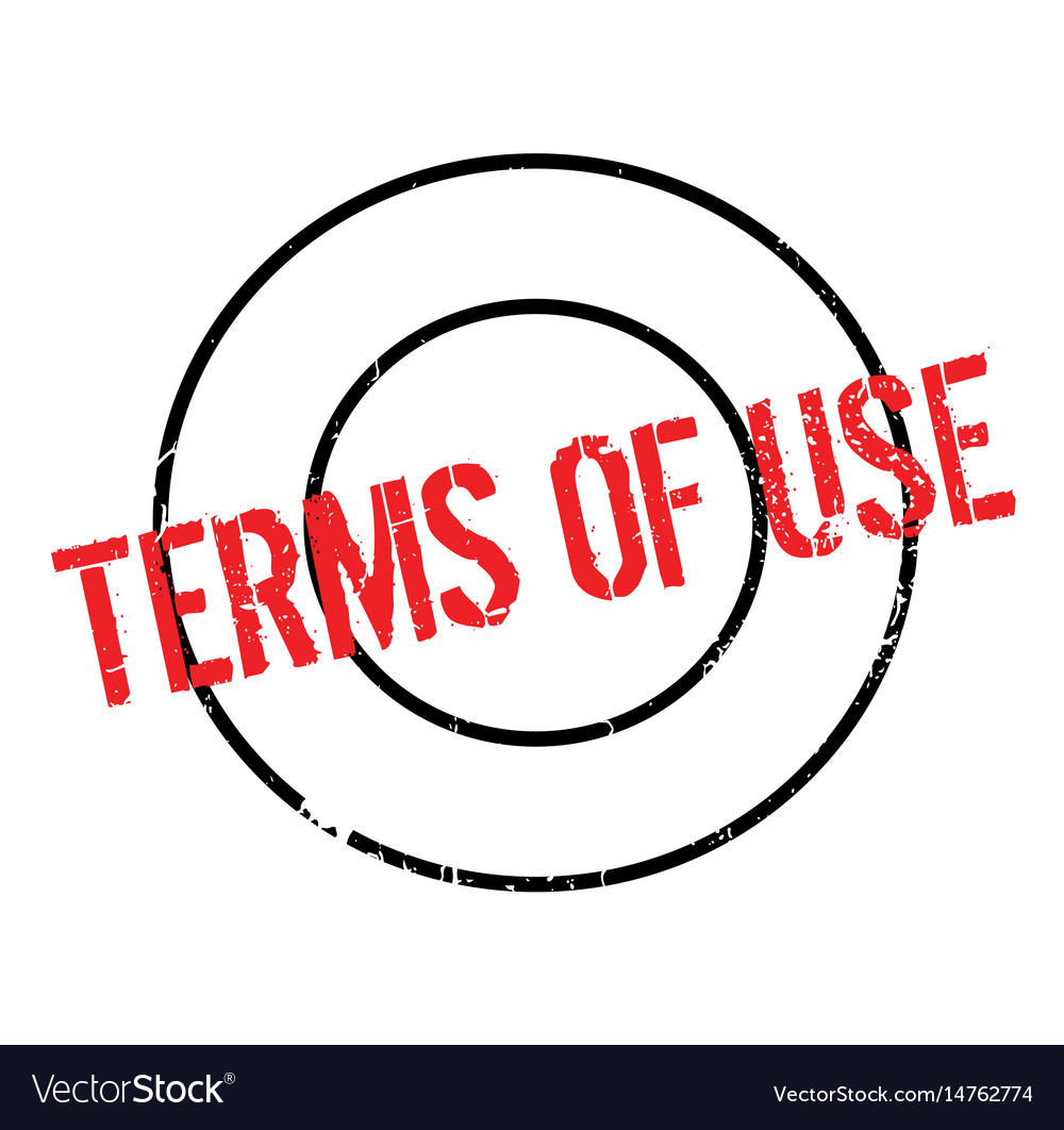 Terms of use rubber stamp Royalty Free Vector Image