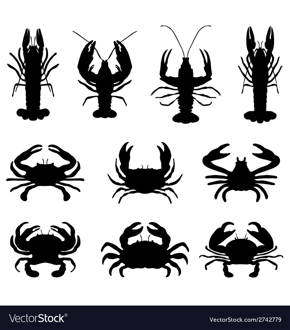 Crabs Royalty Free Vector Image - VectorStock