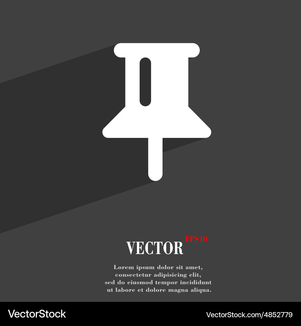 Map pointer gps location icon symbol flat modern Vector Image