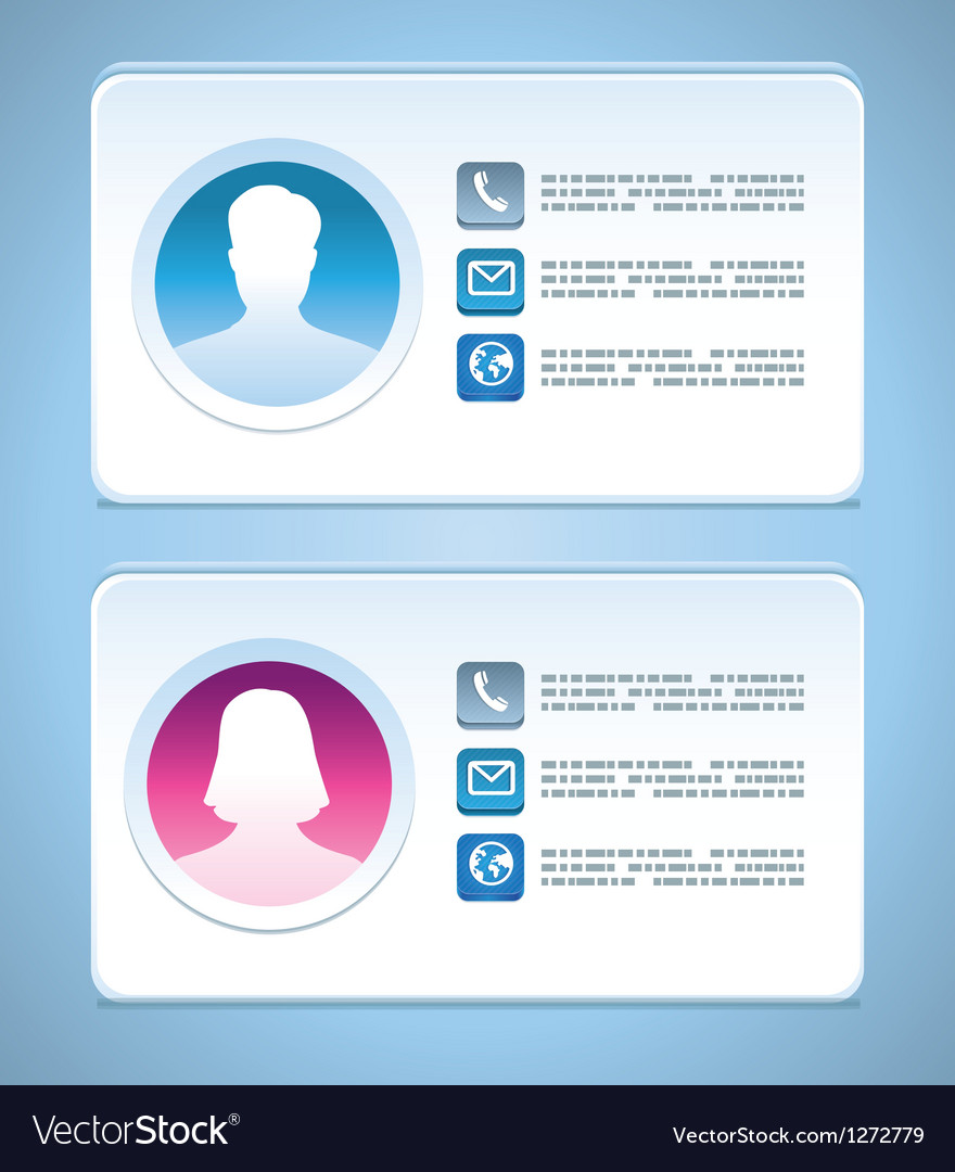 visit card templates royalty free vector image visiting card templates