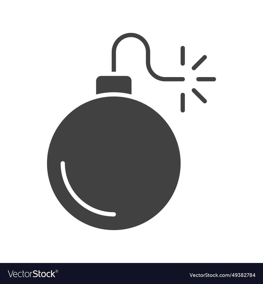 Bomb icon image Royalty Free Vector Image - VectorStock