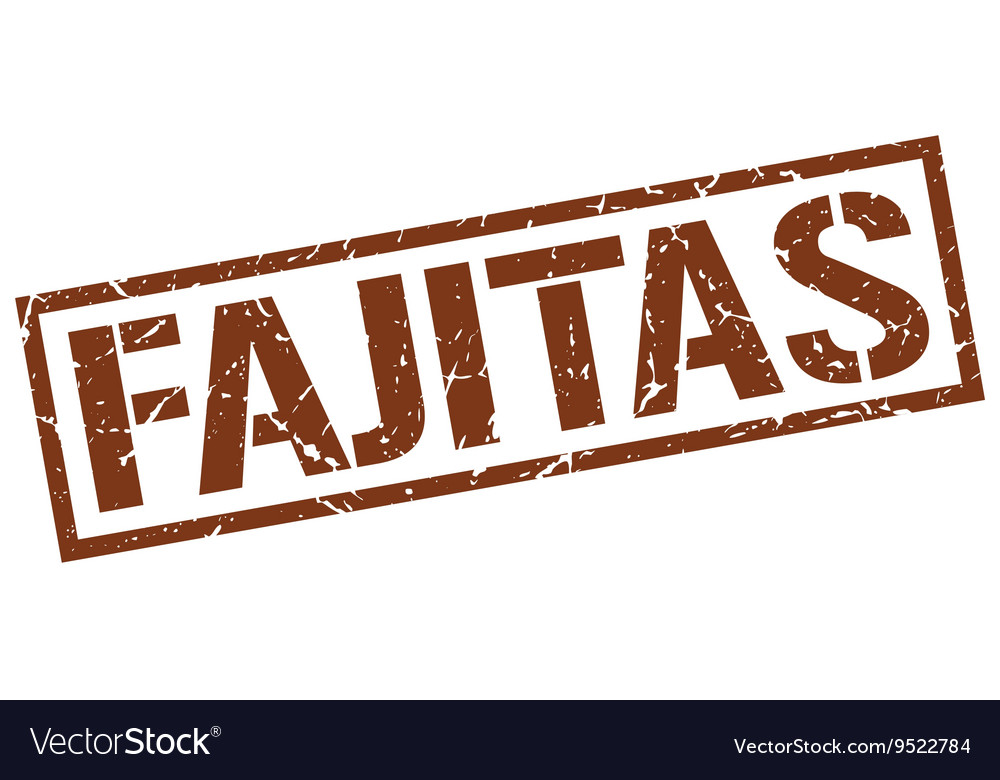 Fajitas stamp Royalty Free Vector Image - VectorStock