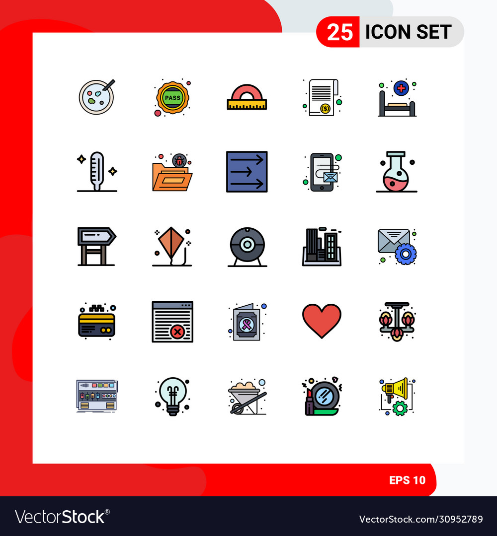 25 Creative Icons Modern Signs And Symbols Vector Image