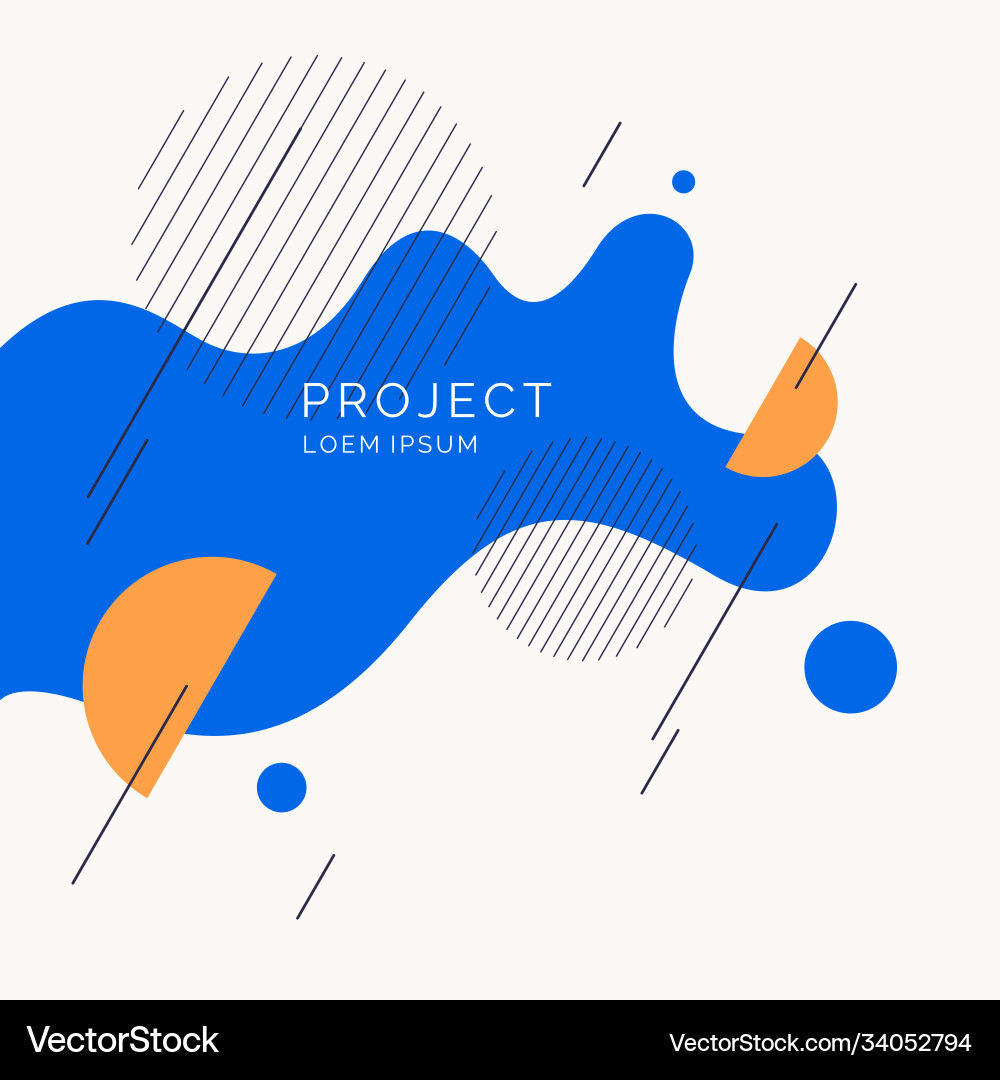 Modern backgrounds with abstract elements Vector Image