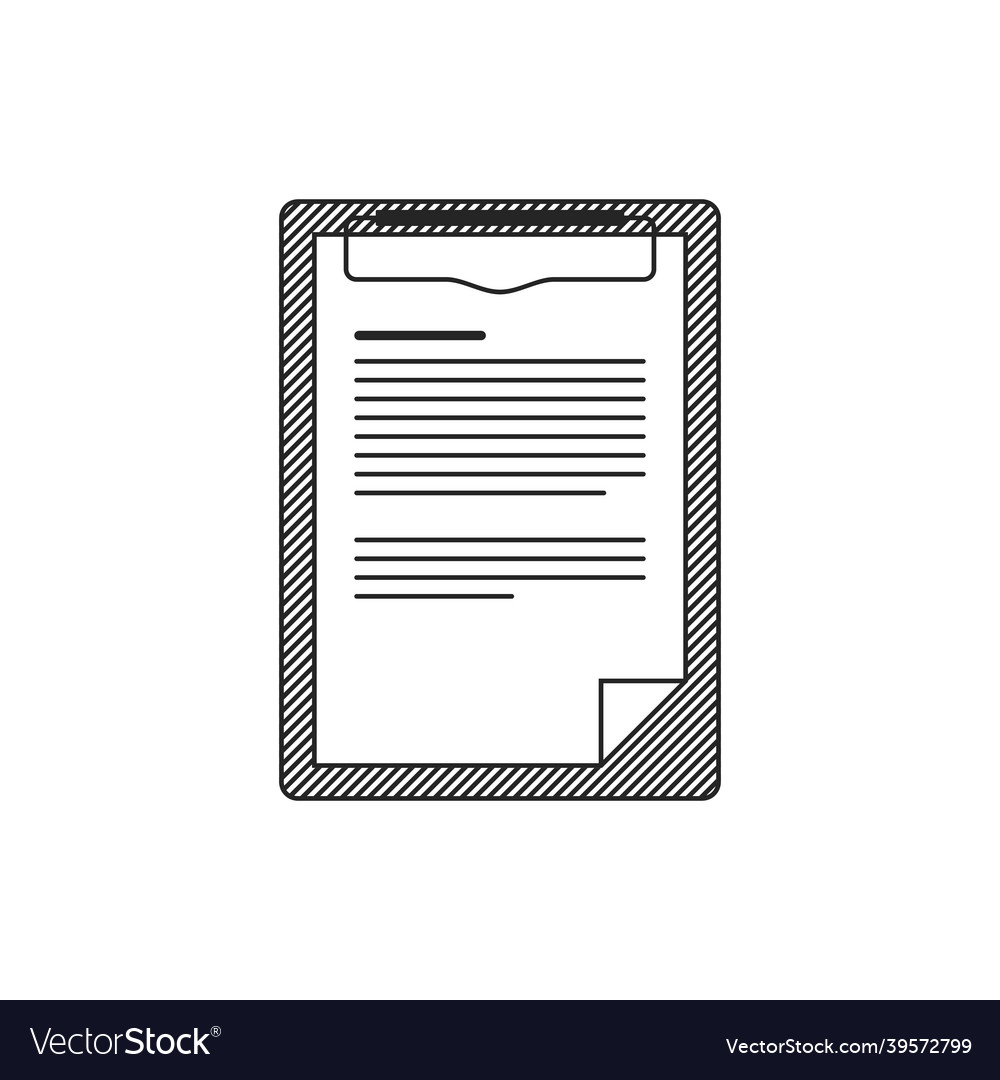 Clipboard icon Royalty Free Vector Image - VectorStock