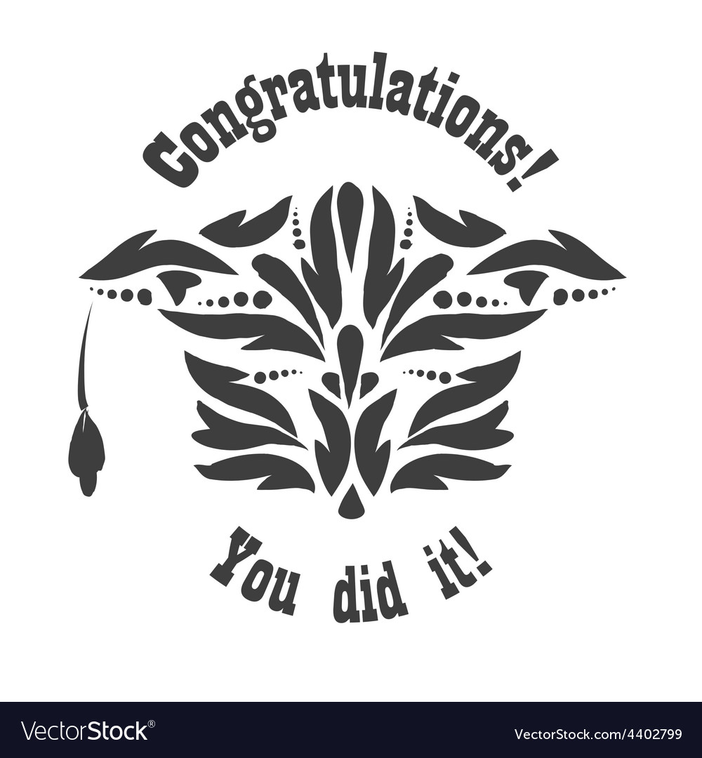 congratulations to graduate