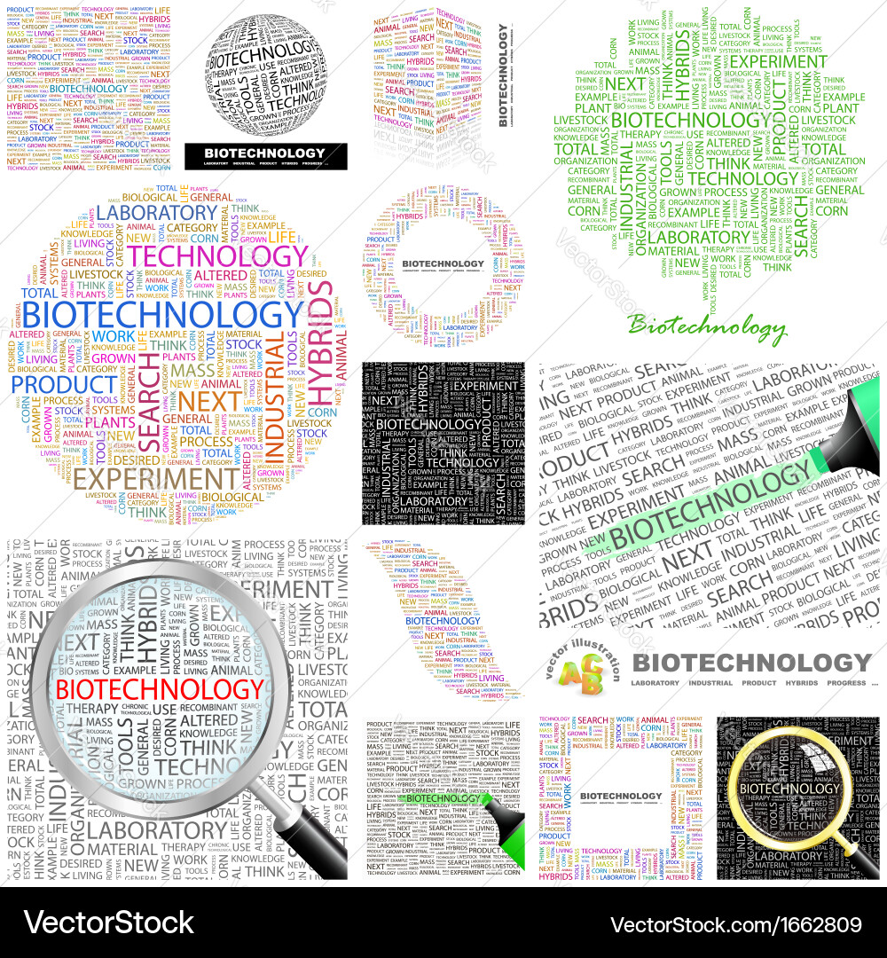 Biotechnology Royalty Free Vector Image - VectorStock