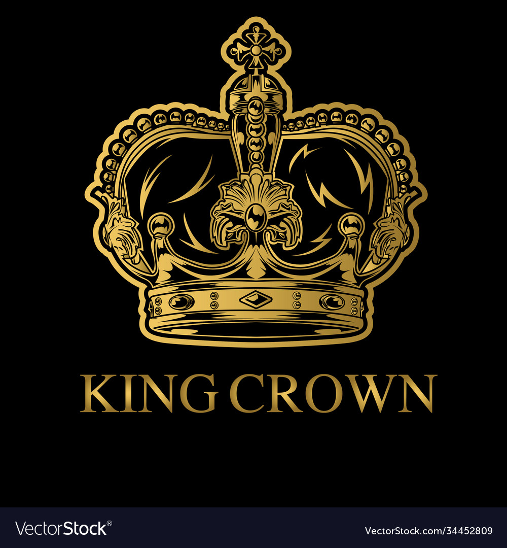 Crown king and queen royal princess Royalty Free Vector